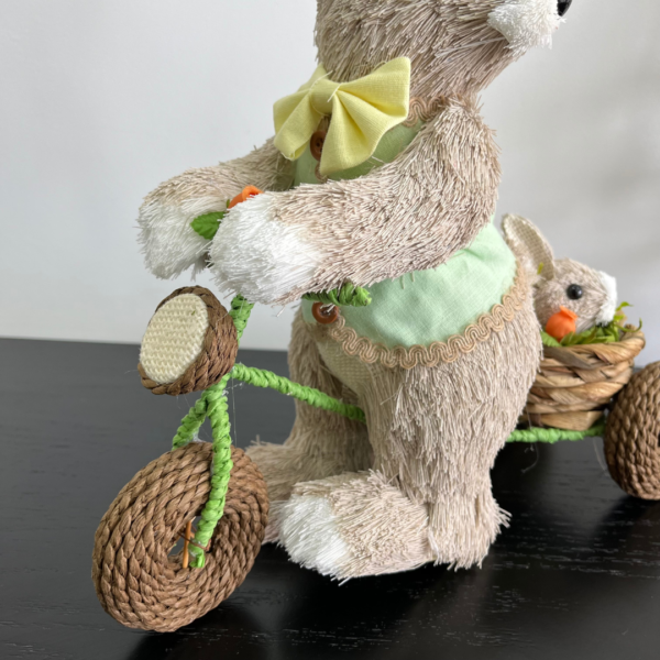 Coelhos mãe e filho na bicicleta - Image 2