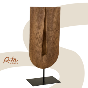 Escultura de Polirresina com base metálica (Grande)