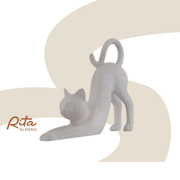 Escultura decorativa Gato