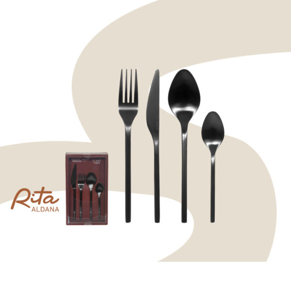 Kit talheres 16 Unidades (Aço Inox)