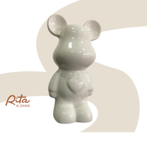 Escultura Urso de cerâmica