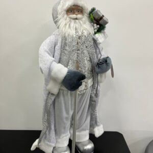 PAPAI NOEL ROUPA BRANCA E PRATA