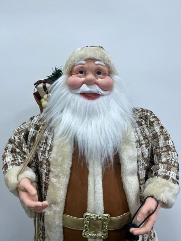 PAPAI NOEL ROUPA XADREZ MARROM - Image 2