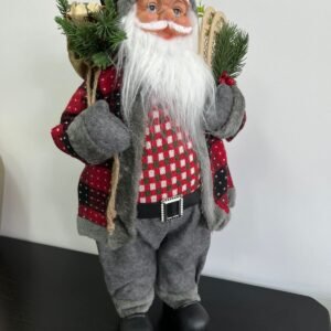 PAPAI NOEL POÁ VERMELHO E BRANCO
