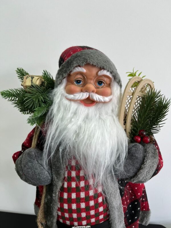PAPAI NOEL POÁ VERMELHO E BRANCO - Image 2