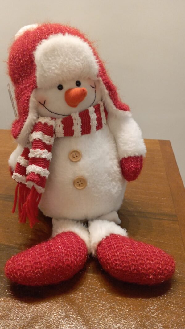 Pelúcia de Boneco de neve com Ushanka - Image 2