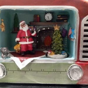Cenário TV com Luzes de Natal