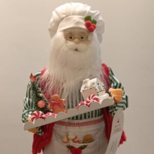 PAPAI NOEL COZINHEIRO COM AVENTAL (PEQUENO)