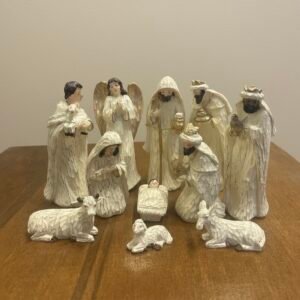 PRESÉPIO RESINA CREME 15Cm