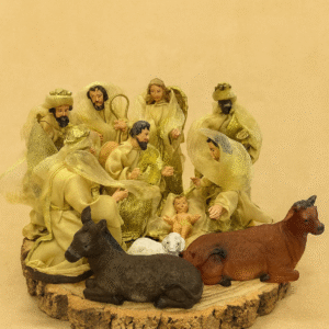 PRESÉPIO COM 11PÇS 20cm