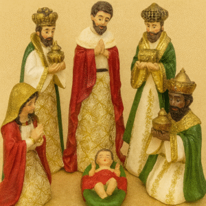 PRESÉPIO 6 PEÇAS 23Cm