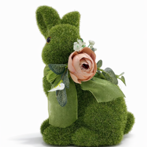 Coelho com grama 18,5cm