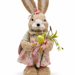 Coelha com Flor e Ovo 34cm