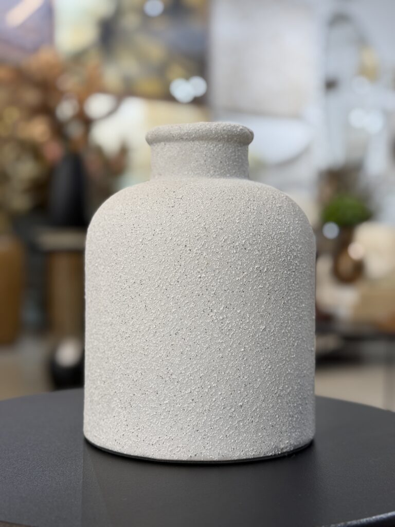 VASO CERÂMICA GRANULADO 22,5CM