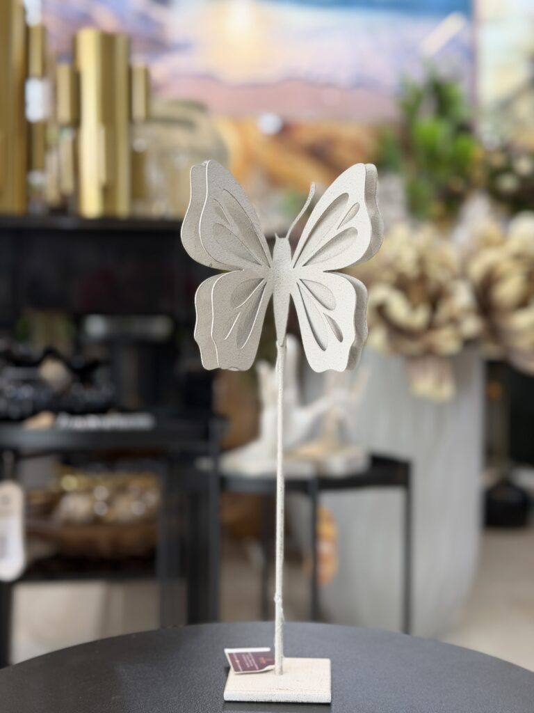ESCULTURA BUTTERFLY G 31,5CM