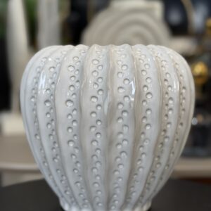 VASO CERÂMICA REDONDO LISTRAS 18CM
