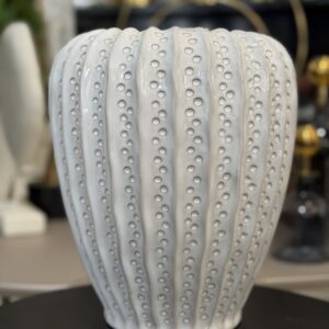 VASO CERÂMICA REDONDO LISTRADOS 26CM