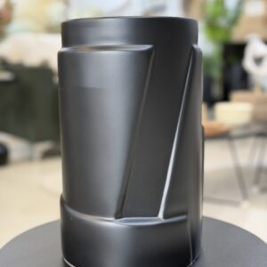 VASO 2 CAMADAS PRETO 32CM