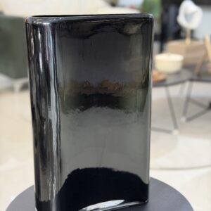 VASO DECORATIVO PRETO 40CM