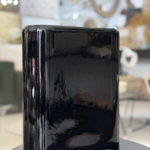 VASO DECORATIVO PRETO 31,5CM