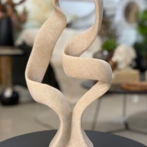 ESCULTURA ABSTRATA POLIRESINA 39CM