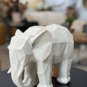 ESCULTURA ELEFANTE 20CM POLIRES