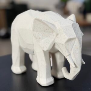 ESCULTURA ELEFANTE POLIRES 16CM