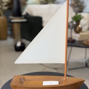 BARCO DE MADEIRA DECORATIVO 41CM