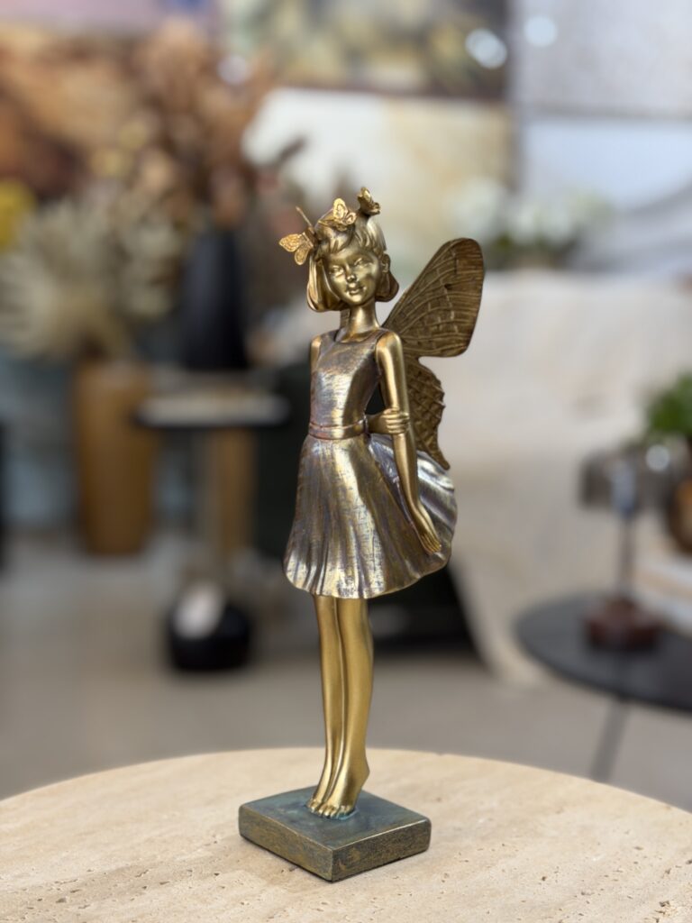 ESCULTURA DE FADA 25CM