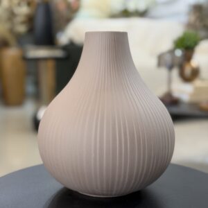 VASO PORCELANA MARROM 24CM