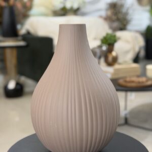 VASO PORCELANA MARROM 34CM