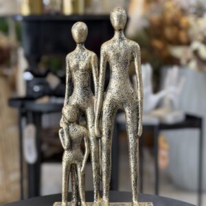 ESCULTURA FAMÍLIA POLIRESINA 30CM