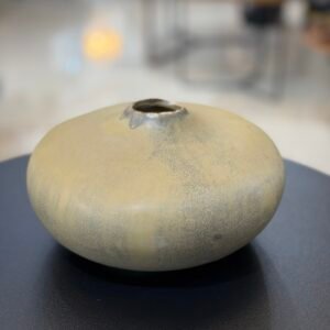 VASO CERÂMICA VERDE MUSGO 10CM