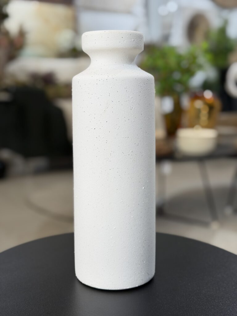 VASO CERÂMICA BRANCO 31CM