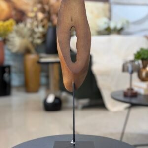 ESCULTURA DECORATIVA MADEIRA 44,5CM