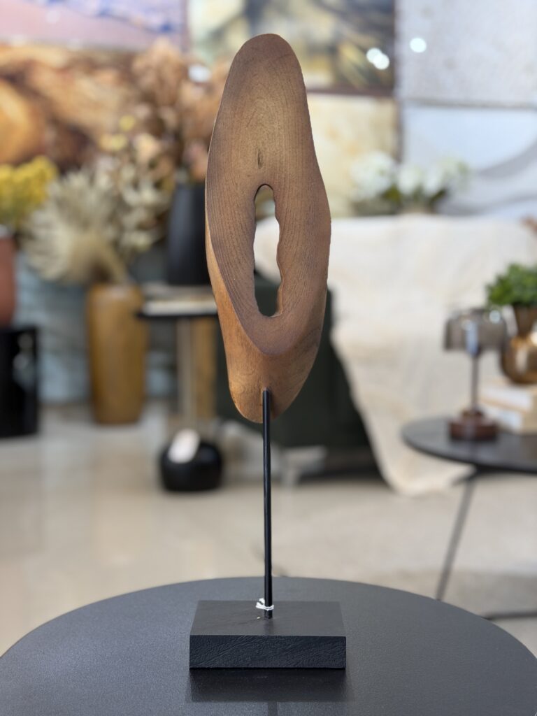 ESCULTURA DECORATIVA MADEIRA 44,5CM