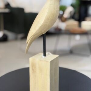 ESCULTURA PÁSSARO POLIRESINA 32CM