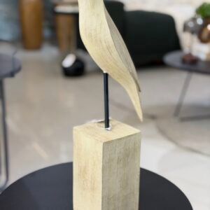 ESCULTURA PÁSSARO POLIRESINA 42CM