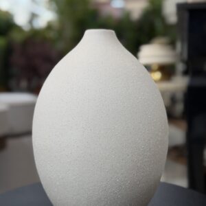 VASO CERÂMICA BEGE 28CM