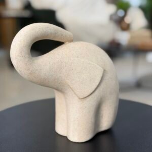 ESCULTURA ELEFANTE POLIRESINA 20CM