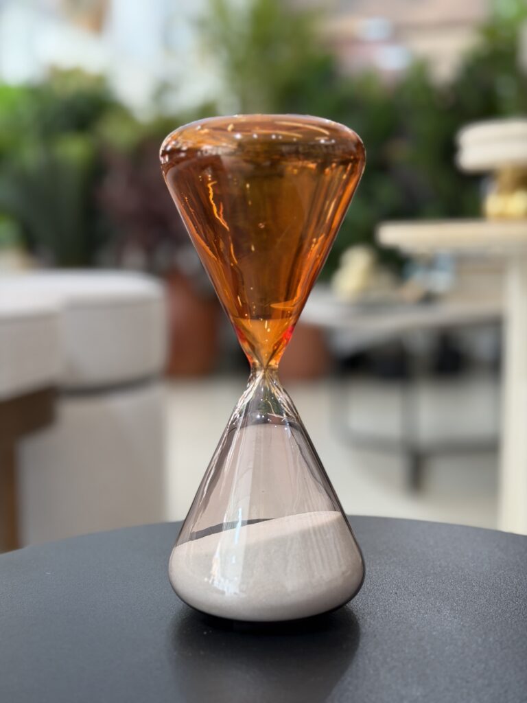 AMPULHETA ÂMBAR 20CM