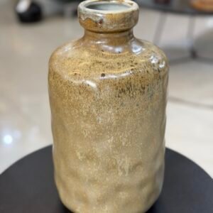 VASO CERÂMICA CINZA M 31CM