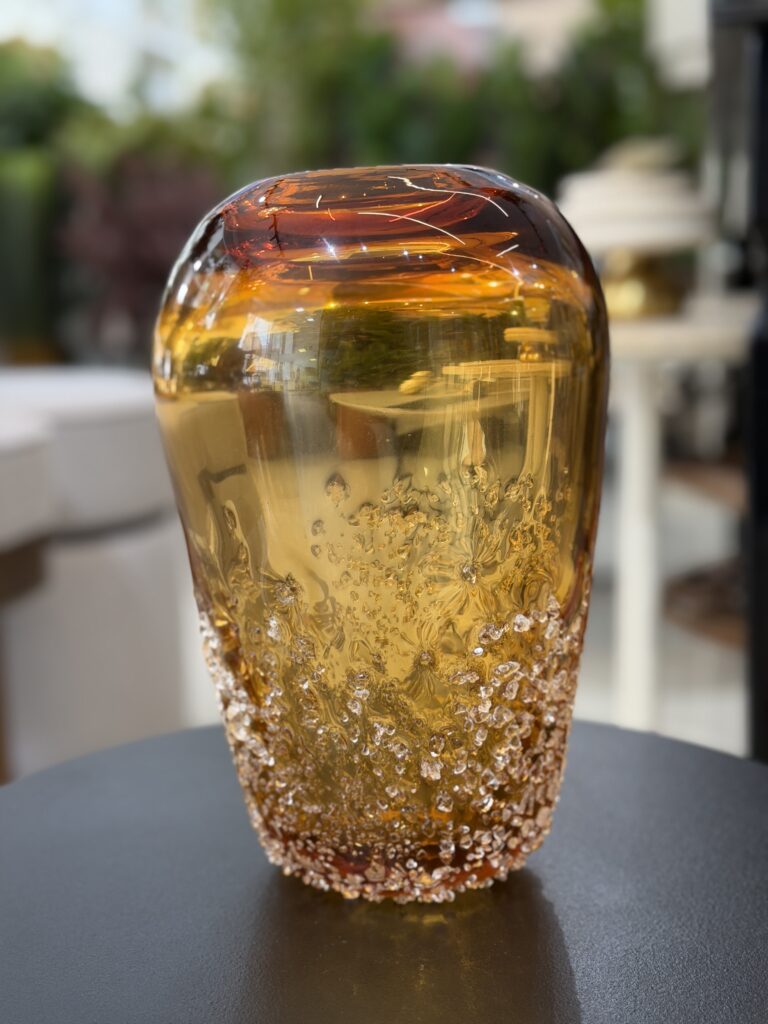 VASO ÂMBAR DECORATIVO 26CM