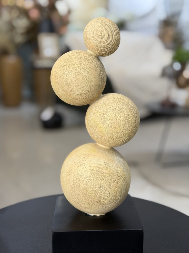 ESCULTURA DE ESFERAS 32cm