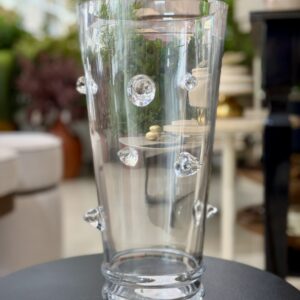 VASO DE VIDRO INCOLOR 33CM