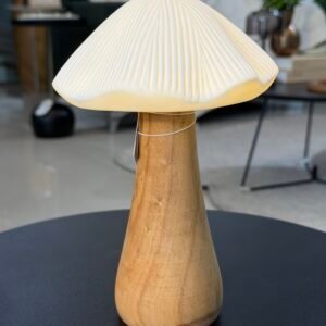 ESCULTURA COGUMELO CERÂMICA 21,5CM