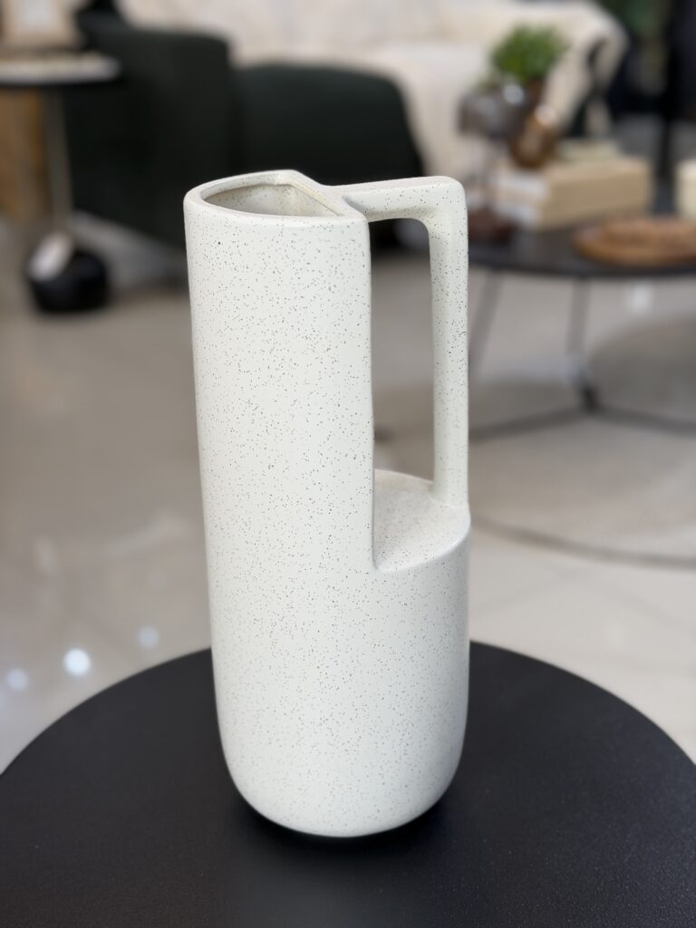 VASO CERÂMICA BRANCO G 32CM