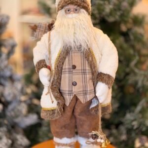 PAPAI NOEL 60CM BEGE