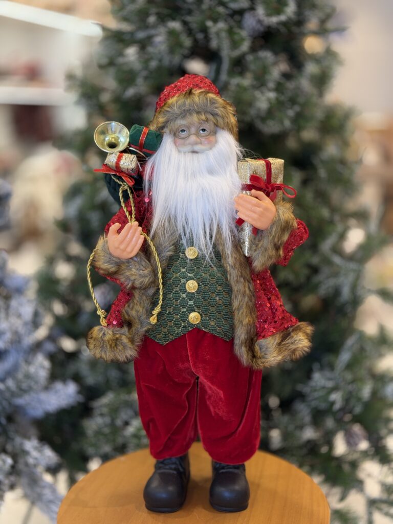 PAPAI NOEL 60CM VERMELHO E VERDE