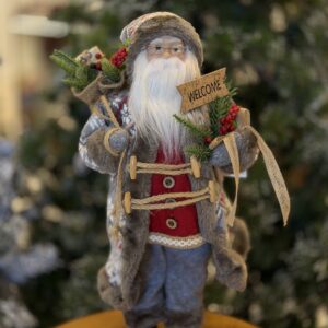 PAPAI NOEL 45CM RÚSTICO WELCOME